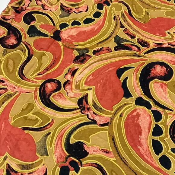 Cleobella Women Large Donna Paisley Organic Cotton Midi Dress Artsy Maximalist - Picture 6 of 10